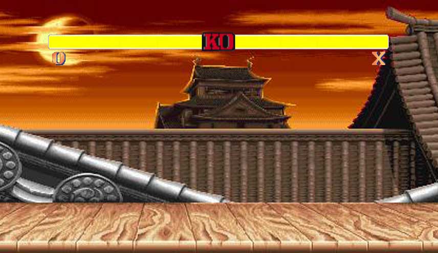 Street Fighter 2 - The Tic Tac Toe Warrior Ryu stage