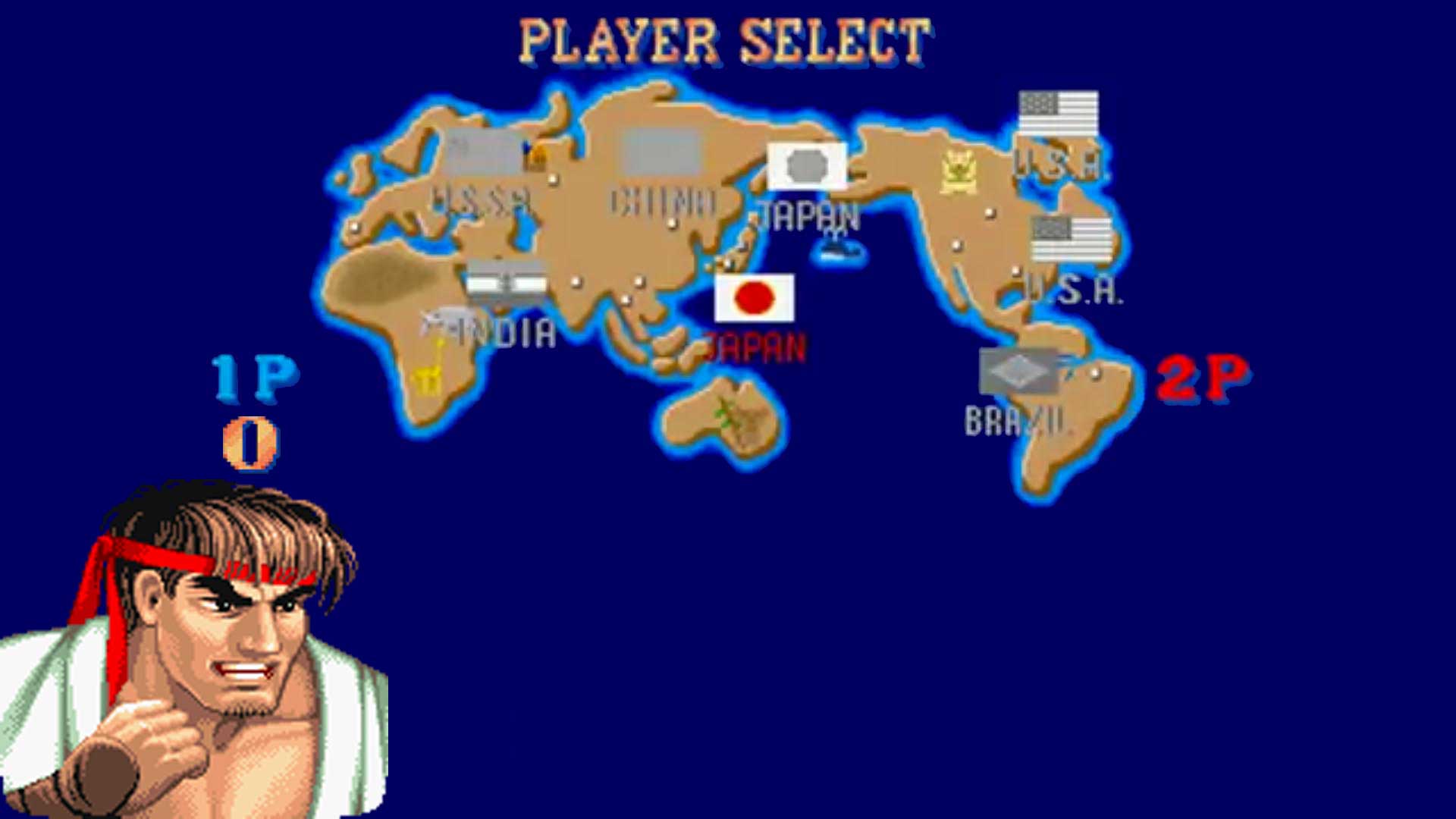 Street Fighter 2 - The Tic Tac Toe Warrior character select screen